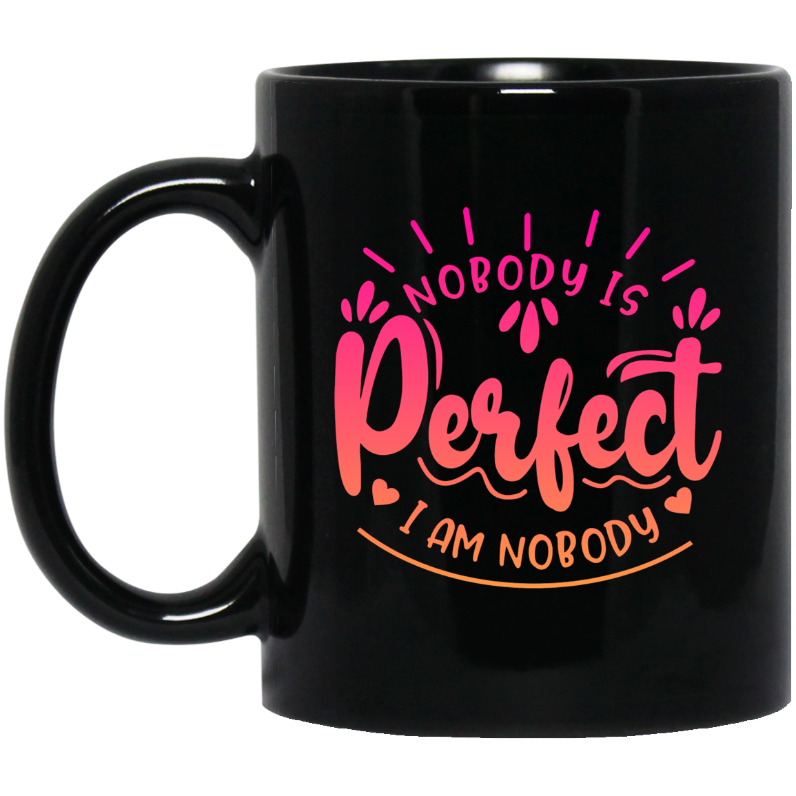 BM11OZ 11 oz. Black Mug