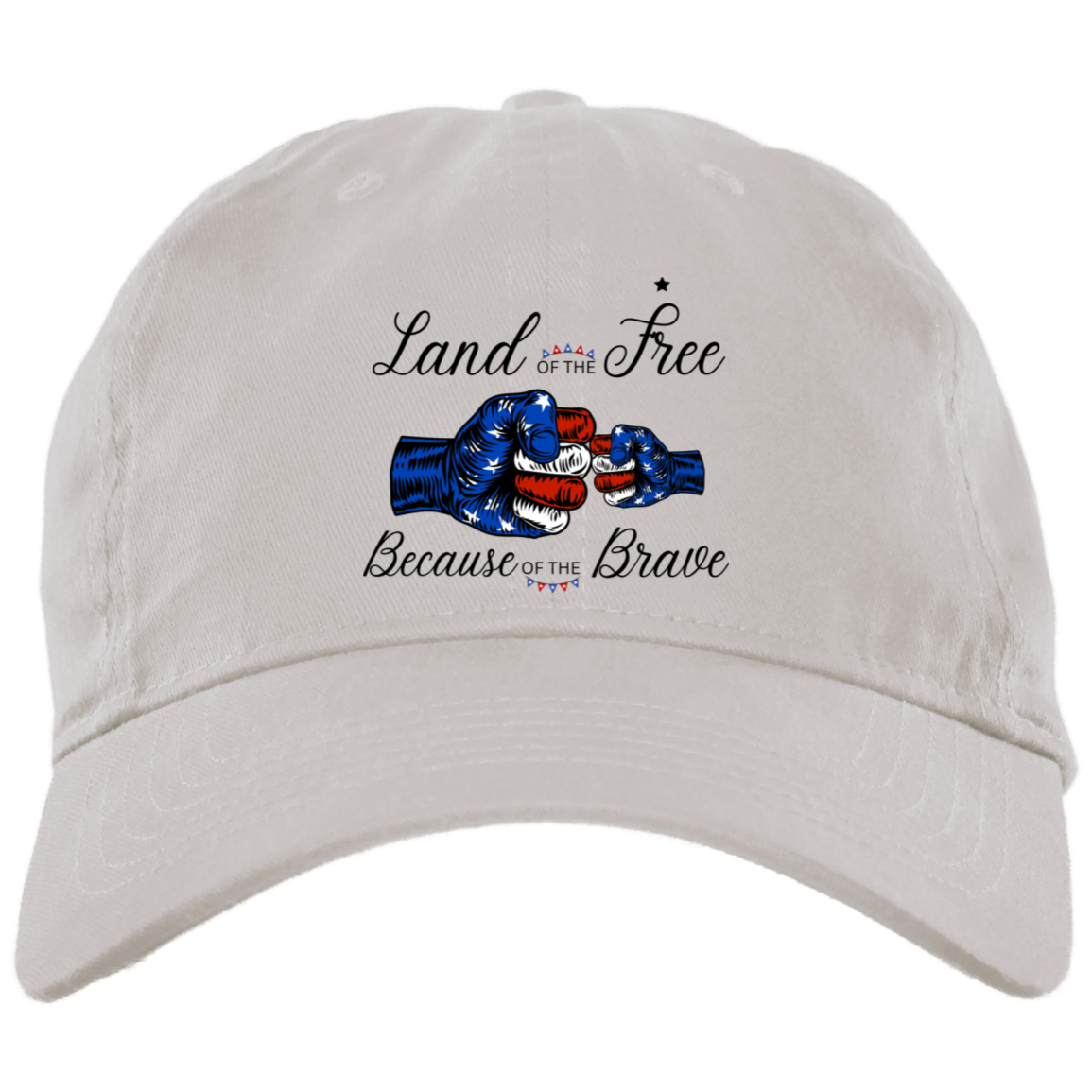 BX001 Embroidered Brushed Twill Unstructured Dad Cap