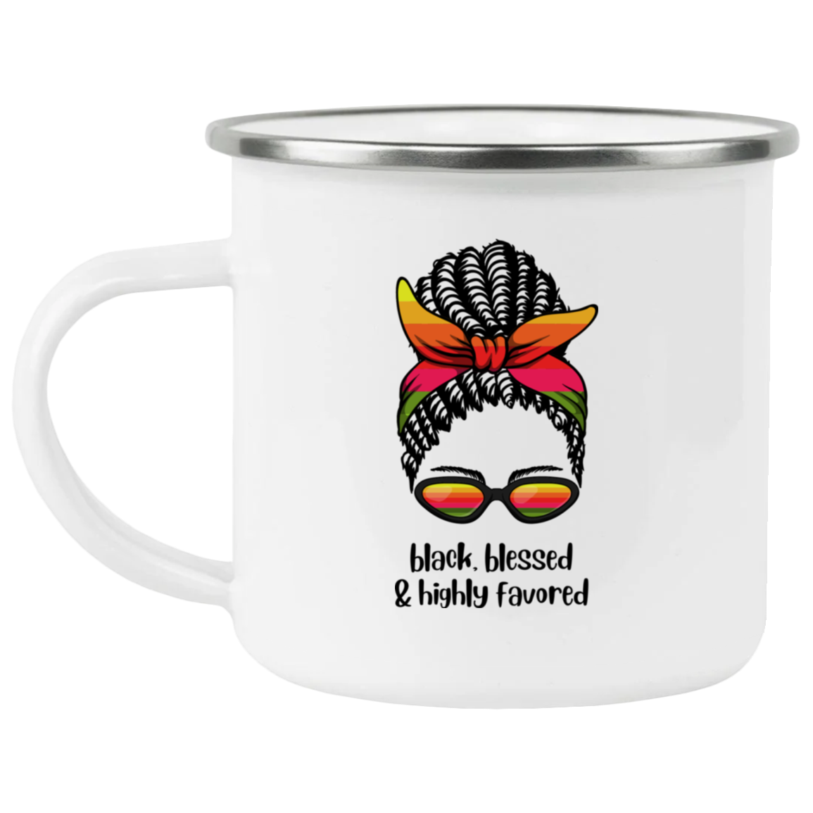 21271 Enamel Camping Mug
