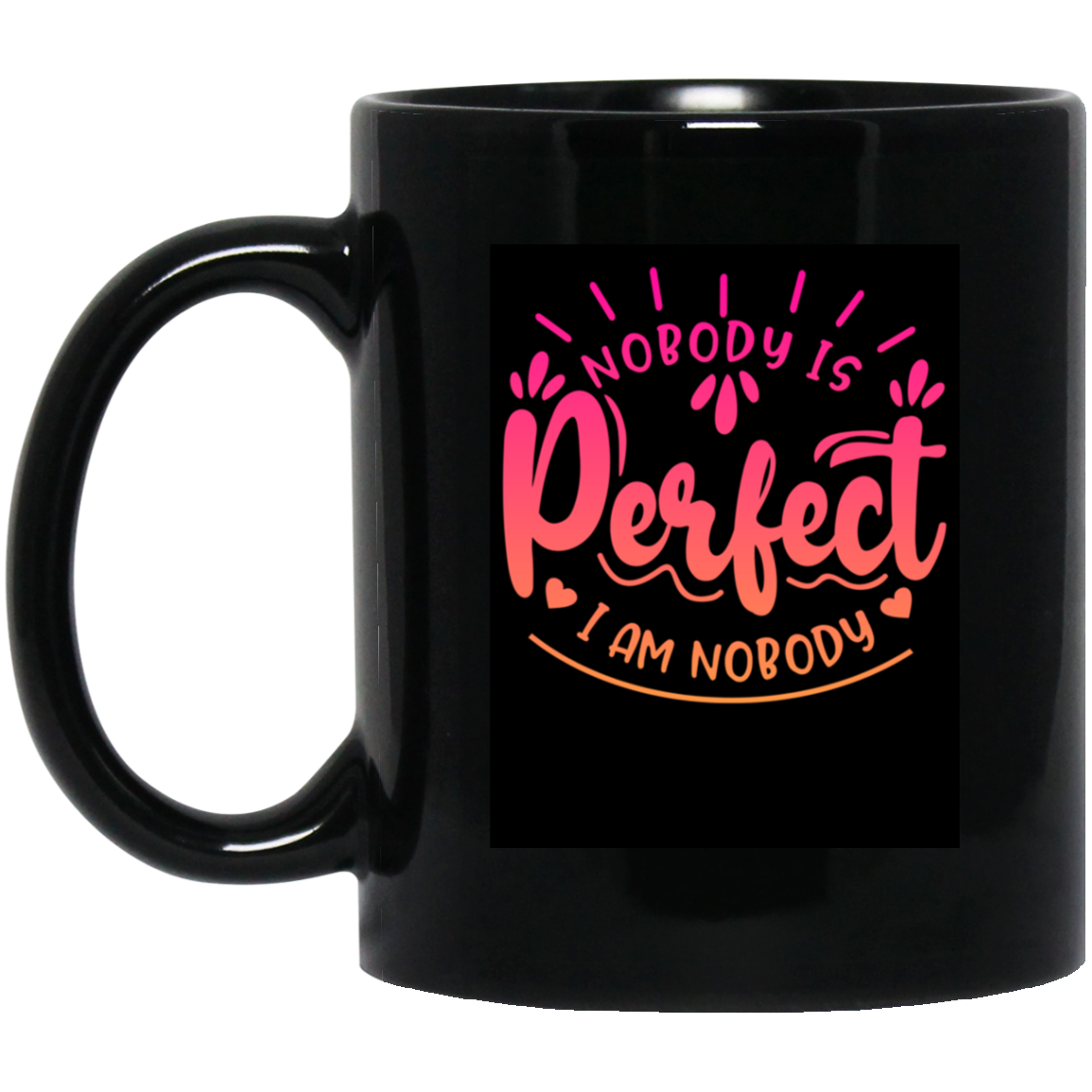 BM11OZ 11 oz. Black Mug