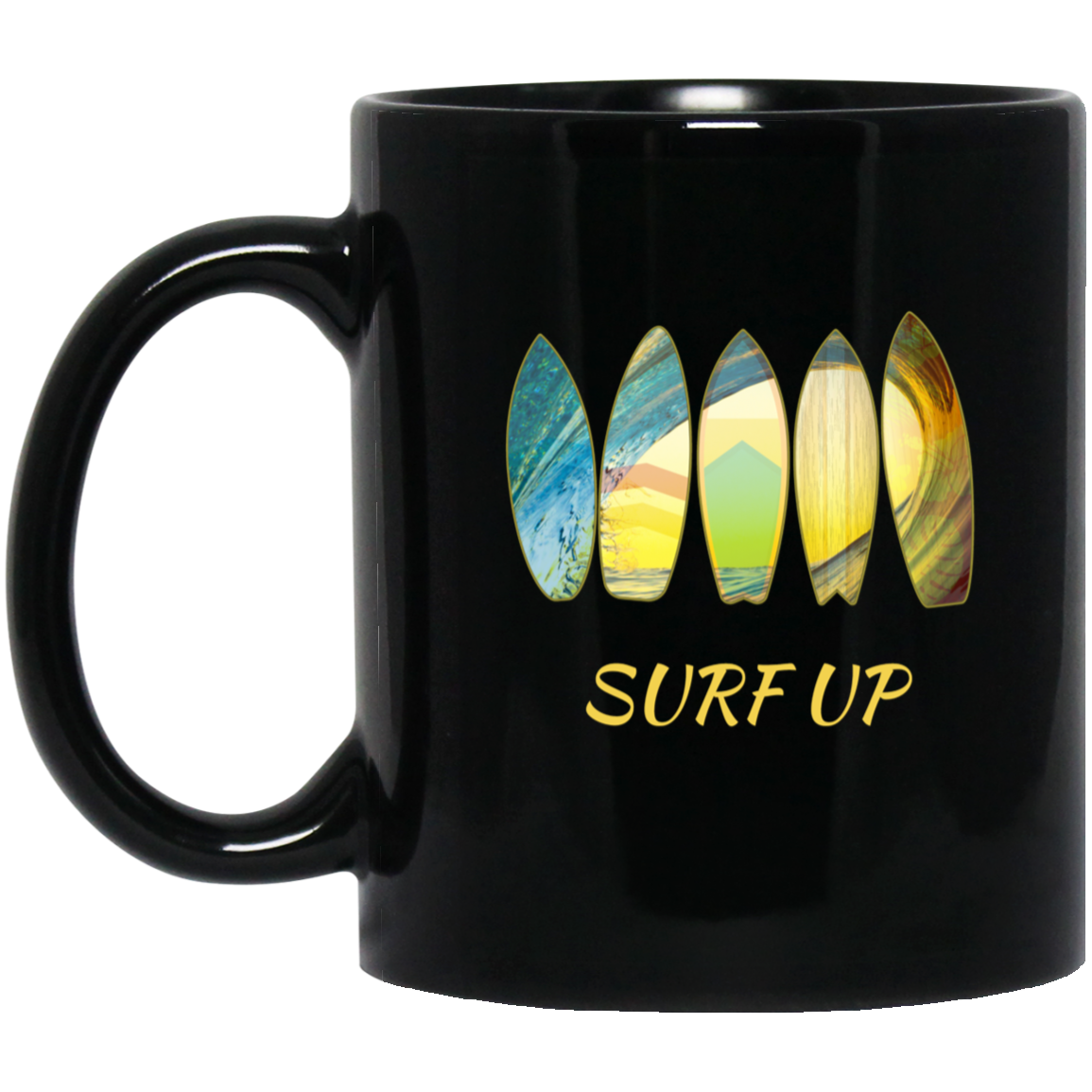 BM11OZ 11 oz. Black Mug