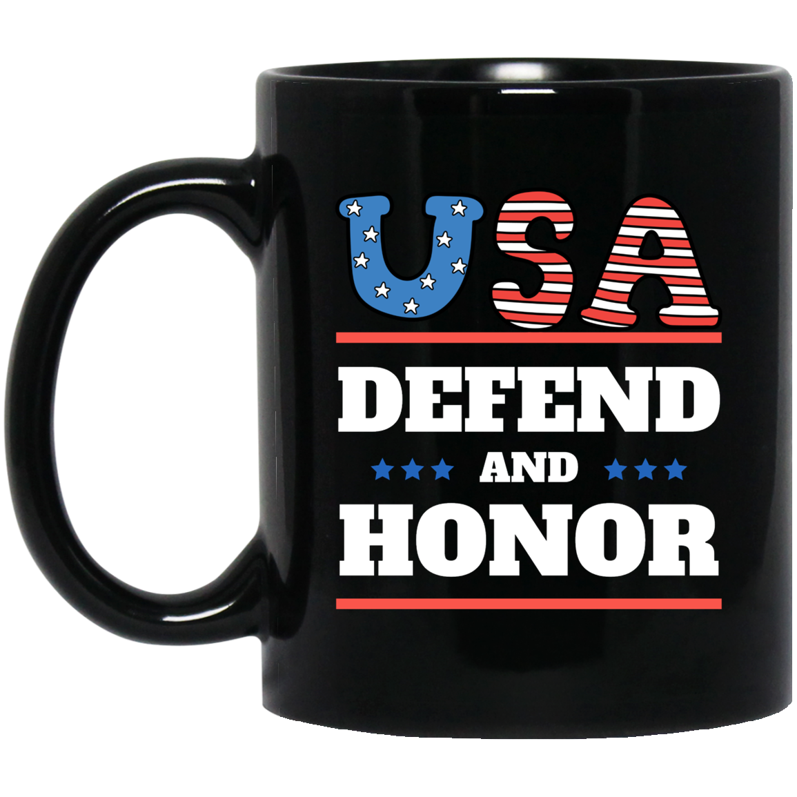 BM11OZ 11 oz. Black Mug