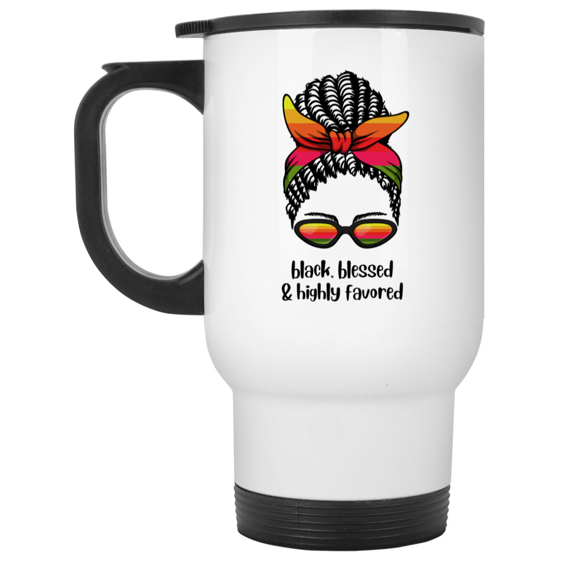 XP8400W White Travel Mug