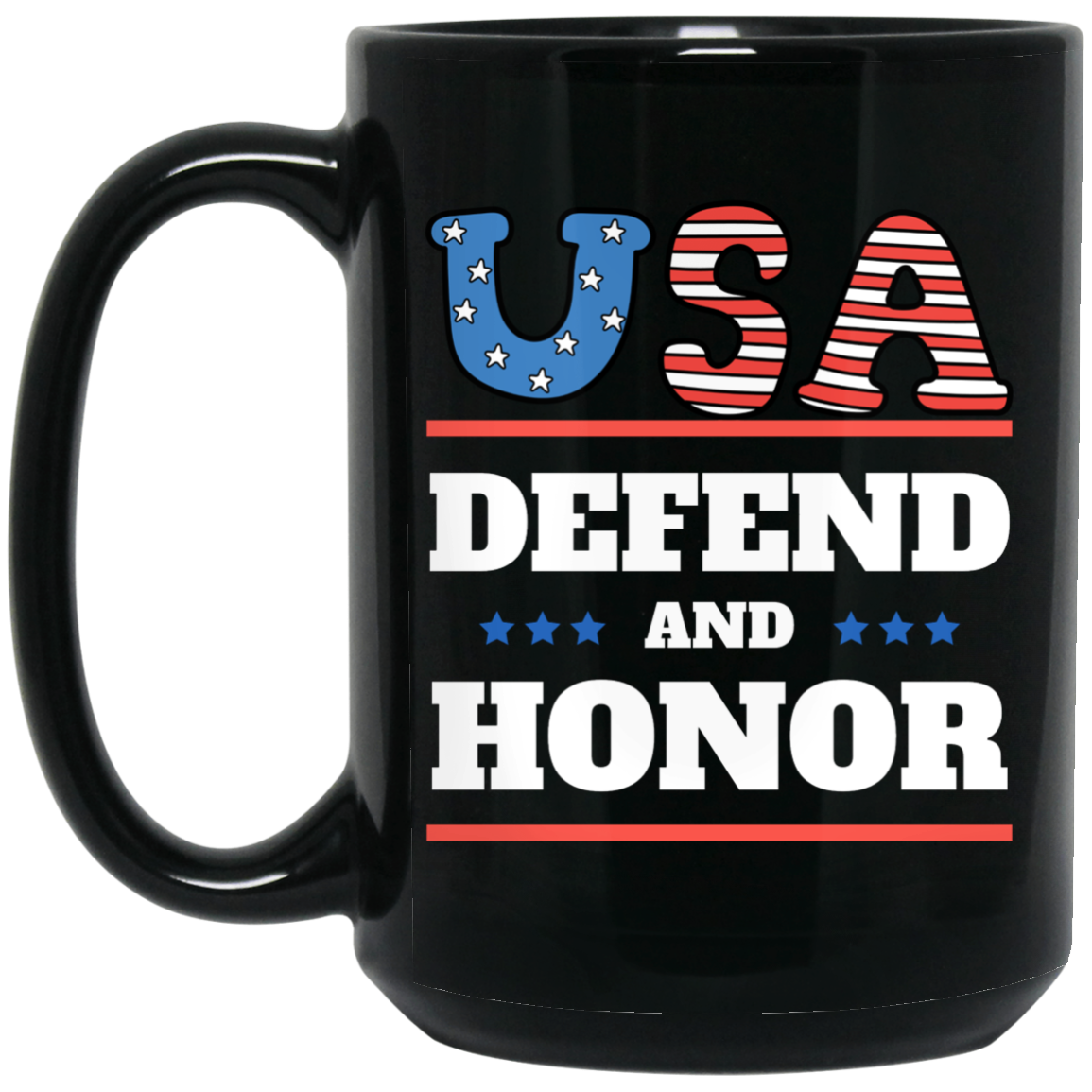 BM15OZ 15 oz. Black Mug