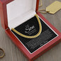 To My Son Cuban Necklace | Birthday Gift | Graduation Gift | Gift From dad