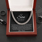 To My Son Cuban Necklace | Birthday Gift | Graduation Gift | Gift From dad