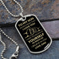 To My Son Dog Tag | Never Forget That I Love You