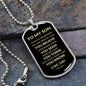 To My Son Dog Tag | Always Remember You Are Braver Than You Think