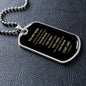 To My Son Dog Tag | Always Remember How Much I Love You