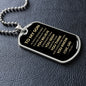 To My Son Dog Tag | Always Remember You Are Braver Than You Think