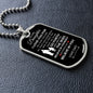 To My Daughter Dog Tag | I Love You For All That You Are