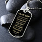 To My Son Dog Tag | Always Remember You Are Braver Than You Think