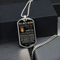 Son | Never Forget | Love Dad | Dog Tag