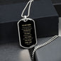 To My Son Dog Tag | Always Remember How Much I Love You