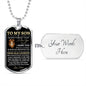 Son | Never Forget | Love Dad | Dog Tag