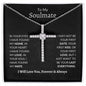 Soulmate | Found My Love | Cross Necklace