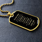 To My Son Dog Tag | Always Remember How Much I Love You