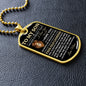To My Son | Never Forget That I Love You | Love Mom | Dog Tag
