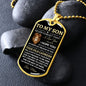 To My Son | Never Forget That I Love You | Love Mom | Dog Tag