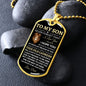 Son | Never Forget | Love Dad | Dog Tag
