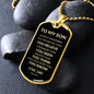 To My Son Dog Tag | Always Remember You Are Braver Than You Think