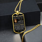 Son | Never Forget | Love Dad | Dog Tag