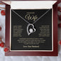 To My Beautiful Wife Necklace | Valentines Gift | Birthday Gift | Anniversary Gift | Wife Necklace