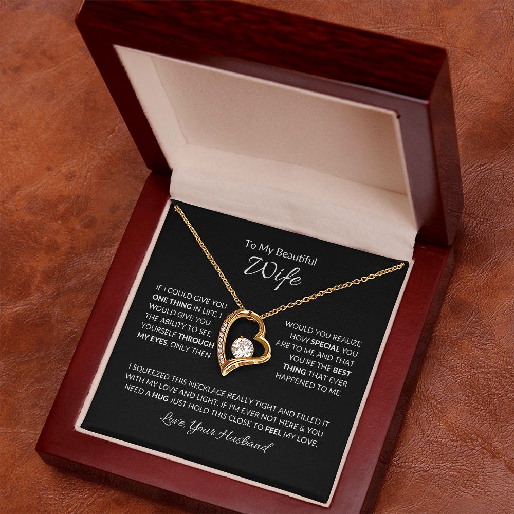 To My Beautiful Wife | Your Last Everything | Forever Love Necklace