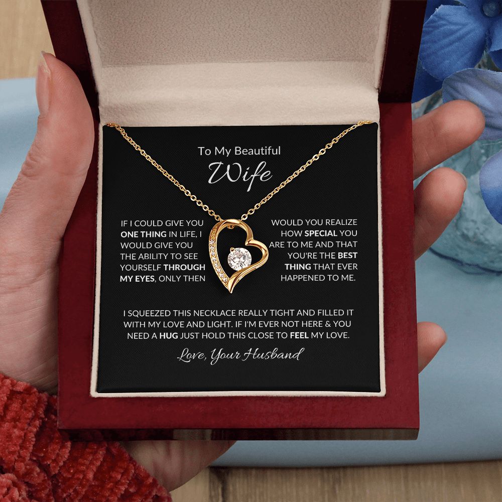 To My Beautiful Wife | Your Last Everything | Forever Love Necklace