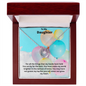 To My Daughter Lucky In Love Necklace