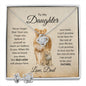 To My Daughter | Never Forget | Love Knot Necklace