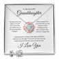 My Beautiful Granddaughter | Granddaughter Necklace | Wedding Gift For Granddaughter | Birthday Gift For Granddaughter | Love Knot Necklace