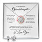 My Beautiful Granddaughter | Granddaughter Necklace | Wedding Gift For Granddaughter | Birthday Gift For Granddaughter | Love Knot Necklace