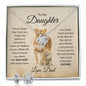To My Daughter | Never Forget | Love Knot Necklace