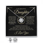 To My Beautiful Daughter Necklace, Gift From Dad, Mom, Daughter Birthday Gift