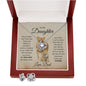 To My Daughter | Never Forget | Love Knot Necklace