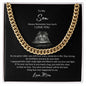 To My Son | Cuban Link chain | From Mom