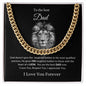 To My Dad | Cuban Link Chain
