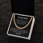 To My Son | Cuban link Chain | Love Dad