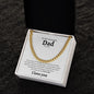 My Awesome Dad | Cuban Link Chain