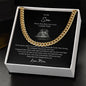 To My Son | Cuban Link chain | From Mom