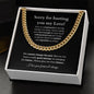Apology Necklace for Him | Sorry Gift For Him | Apology Gift For Boyfriend