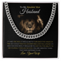 To My Smokin' Hot Husband Cuban Link Chain
