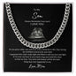 To My Son | Cuban Link chain | From Mom