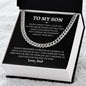 To My Son | Cuban link Chain | Love Dad