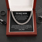 To My Son | Cuban link Chain | Love Dad