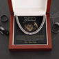 To My Smokin' Hot Husband Cuban Link Chain
