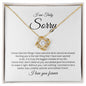 I am Sorry Necklace for Her | Forgiveness Gift |