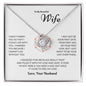 To My Wife Valentines Necklace | Wife Gift | Birthday Gift | Anniversary Gift