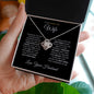 Wife | My Last Everything | Love Knot Necklace